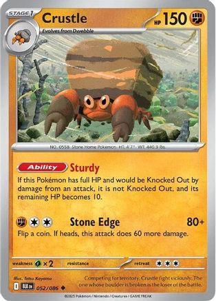 Crustle (52) Uncommon Reverse Holofoil
