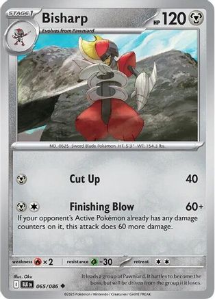 Bisharp (65) Uncommon Reverse Holofoil
