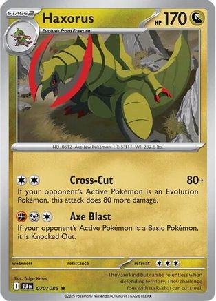 Haxorus (70) Rare Holofoil