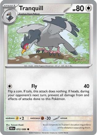 Tranquill (72) Common Reverse Holofoil
