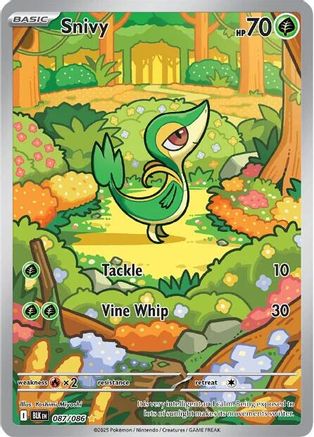 Snivy - 087/086 (87) Illustration Rare Holofoil