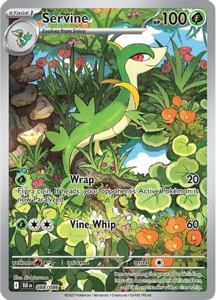 Servine - 088/086 (88) Illustration Rare Holofoil