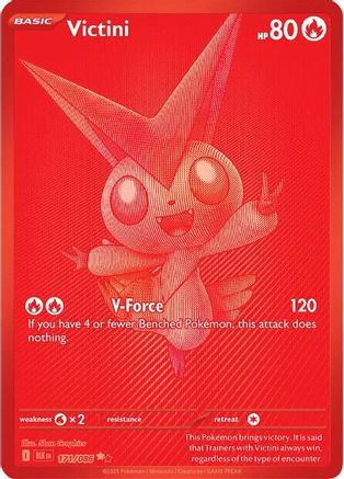 Victini - 171/086 (171) Black White Rare Holofoil