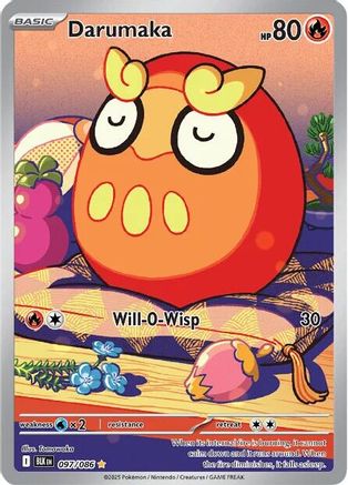 Darumaka - 097/086 (97) Illustration Rare Holofoil
