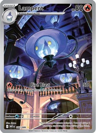 Lampent - 102/086 (102) Illustration Rare Holofoil
