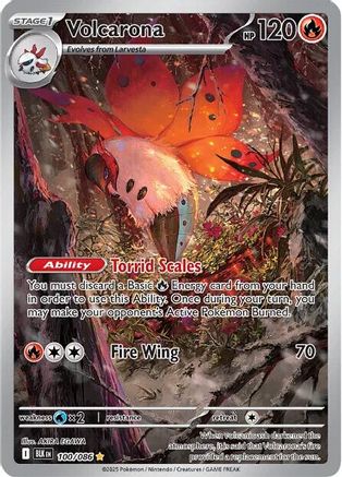 Volcarona - 100/086 (100) Illustration Rare Holofoil
