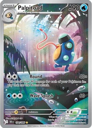Palpitoad - 104/086 (104) Illustration Rare Holofoil