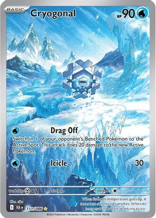 Cryogonal - 111/086 (111) Illustration Rare Holofoil
