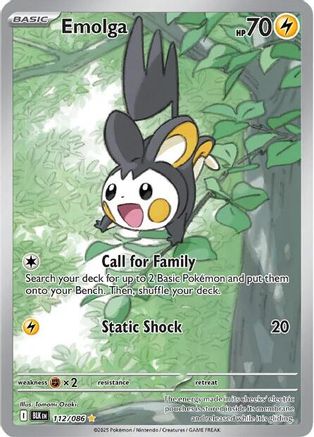 Emolga - 112/086 (112) Illustration Rare Holofoil