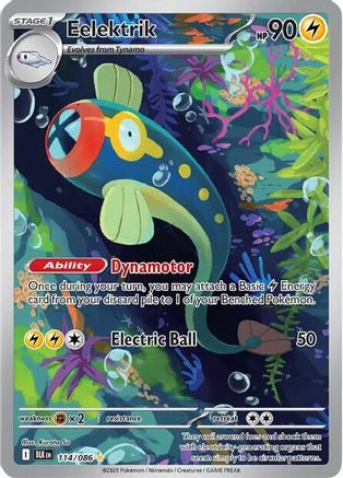 Eelektrik - 114/086 (114) Illustration Rare Holofoil