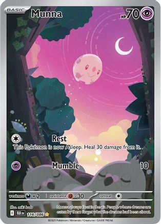 Munna - 116/086 (116) Illustration Rare Holofoil