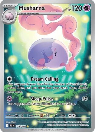 Musharna - 117/086 (117) Illustration Rare Holofoil