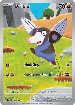 Drilbur - 124/086 (124) Illustration Rare Holofoil