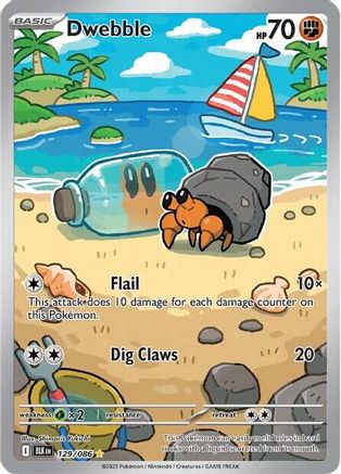 Dwebble - 129/086 (129) Illustration Rare Holofoil