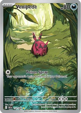 Venipede - 132/086 (132) Illustration Rare Holofoil
