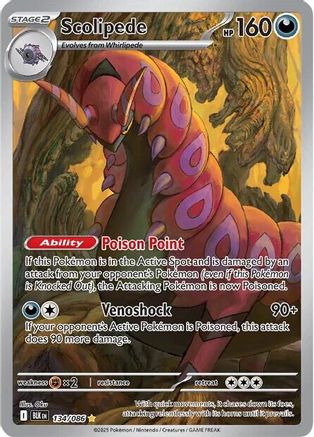 Scolipede - 134/086 (134) Illustration Rare Holofoil