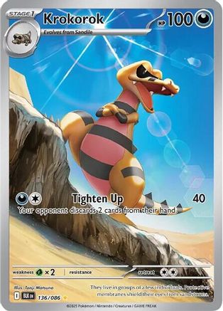 Krokorok - 136/086 (136) Illustration Rare Holofoil