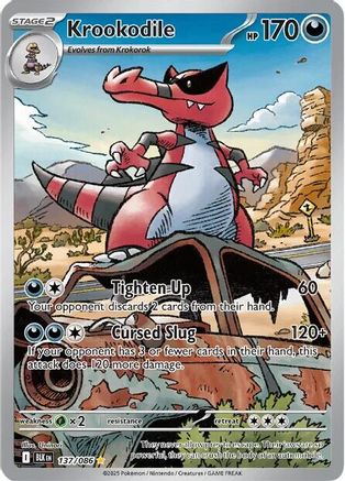 Krookodile - 137/086 (137) Illustration Rare Holofoil