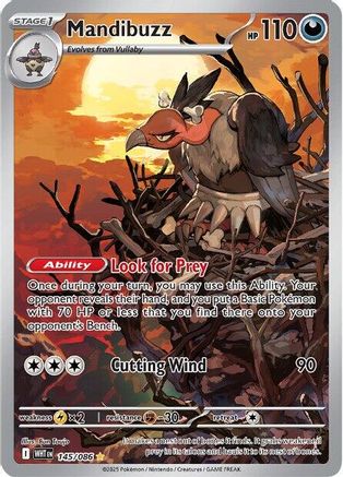 Mandibuzz - 145/086 (145) Illustration Rare Holofoil
