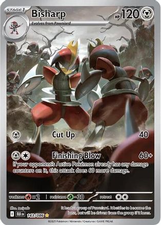 Bisharp - 143/086 (143) Illustration Rare Holofoil