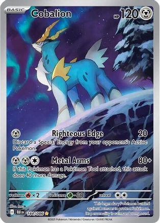 Cobalion - 144/086 (144) Illustration Rare Holofoil