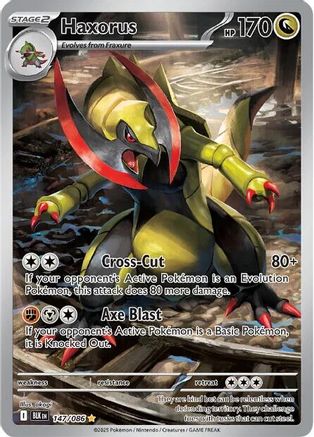 Haxorus - 147/086 (147) Illustration Rare Holofoil