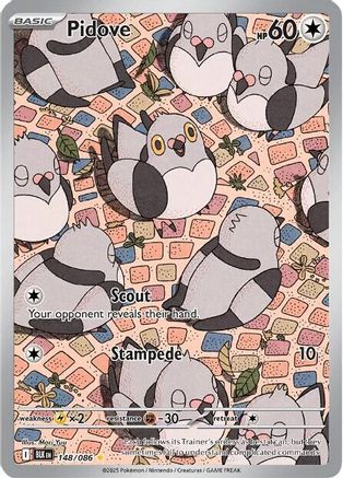 Pidove - 148/086 (148) Illustration Rare Holofoil