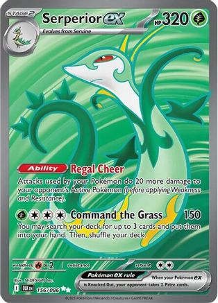 Serperior ex - 156/086 (156) Secret Rare Holofoil
