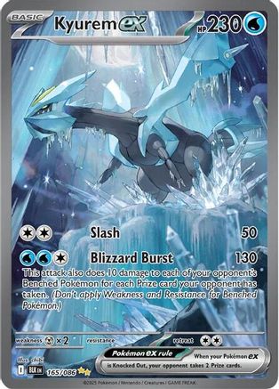 Kyurem ex - 165/086 (165) Special Illustration Rare Holofoil