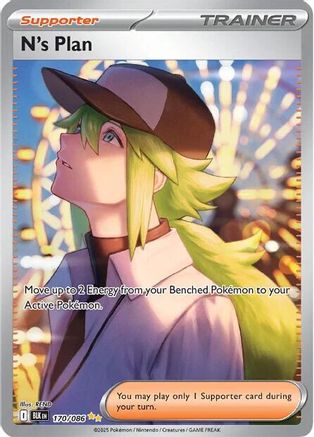 N's Plan - 170/086 (170) Special Illustration Rare Holofoil