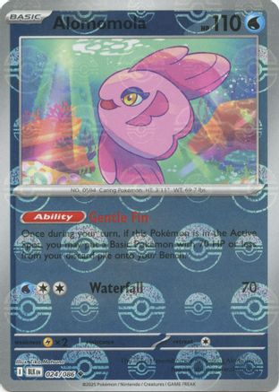 Alomomola (Poke Ball Pattern) (24) Uncommon Holofoil