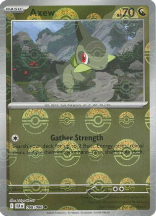 Axew (Poke Ball Pattern) (68) Common Holofoil