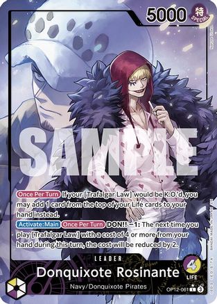 Donquixote Rosinante (061) (Alternate Art) (OP12-061) - Legacy of the Master Foil (Cabinet-NM)