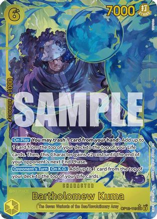 Bartholomew Kuma (Alternate Art) (OP12-119) - Legacy of the Master Foil (Cabinet-NM)