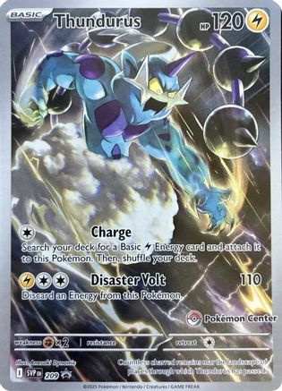Thundurus - 209 (Pokemon Center Exclusive) (209) Promo Holofoil