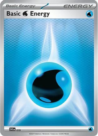 Basic Water Energy - 019 (19) Common Reverse Holofoil