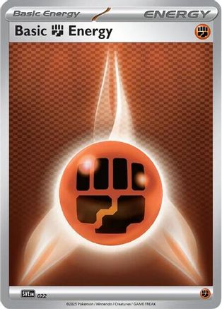 Basic Fighting Energy - 022 (22) Common Reverse Holofoil
