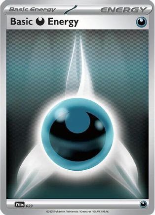 Basic Darkness Energy - 023 (23) Common Reverse Holofoil