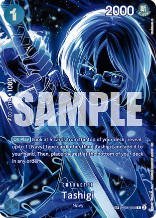 Tashigi (SP) (OP06-050) - Legacy of the Master Foil (Cabinet-NM)