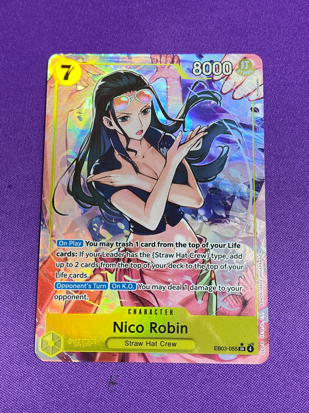 Nico Robin (Alternate Art) (EB03-055) - Extra Booster: One Piece Heroines Edition Foil (Cabinet-NM)
