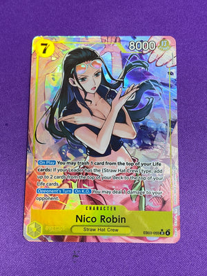 Nico Robin (Alternate Art) (EB03-055) - Extra Booster: One Piece Heroines Edition Foil (Cabinet-NM)