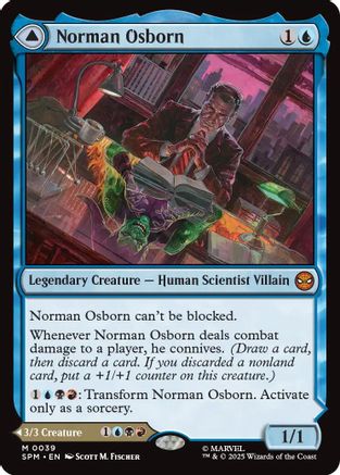 Norman Osborn (SPM-039) - Marvel's Spider-Man Foil (Cabinet-NM)