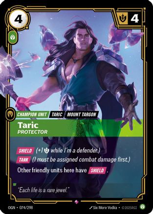 Taric, Protector (074/298) - Origins Foil