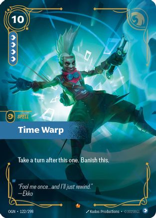 Time Warp (122/298) - Origins Foil (Cabinet-NM)