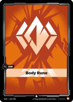 Body Rune (126/298) - Origins Foil