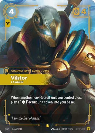 Viktor, Leader (Alternate Art) (246a/298) - Origins Foil