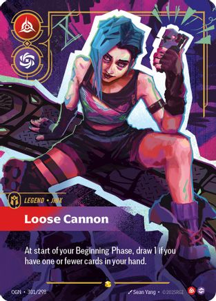 Jinx, Loose Cannon (Overnumbered) (301/298) - Origins Foil