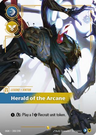 Viktor, Herald of the Arcane (Overnumbered) (308/298) - Origins Foil