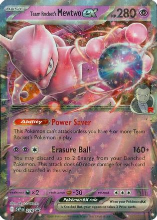 Team Rocket's Mewtwo ex - 216 (216) Promo Holofoil
