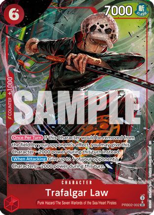 Trafalgar Law (Alternate Art) (PRB02-002) - Premium Booster -The Best- Vol. 2 Foil